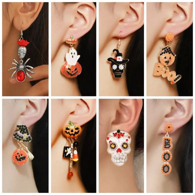 Halloween Earrings (Various Options Available)