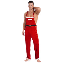 Load image into Gallery viewer, Mens Santa Overalls