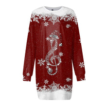 Load image into Gallery viewer, Sparkly Christmas Musical Dress (Options Available)