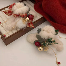 Load image into Gallery viewer, Christmas-Themed Hair Clips (Set Optional)