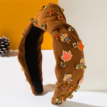 Load image into Gallery viewer, Bejeweled Thanksgiving Headband (Options Available)