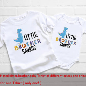 Dinosaur Siblings T-shirt & Romper (Sold Individually)