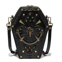 Load image into Gallery viewer, Studded Evil Smile Crossbody Bag