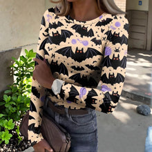 Load image into Gallery viewer, Ladies&#39; Halloween-Themed Pullover Tops (Various Options Available)