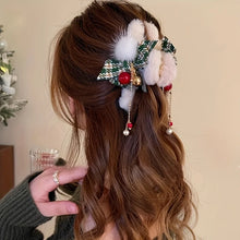 Load image into Gallery viewer, Christmas-Themed Hair Clips (Set Optional)