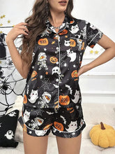 Load image into Gallery viewer, Halloween Two-Piece Pajamas Set