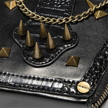 Load image into Gallery viewer, Studded Evil Smile Crossbody Bag