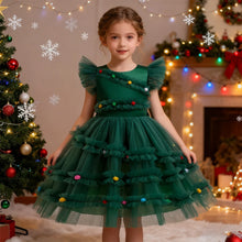 Load image into Gallery viewer, Kids' Christmas Tree Dress