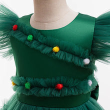 Load image into Gallery viewer, Kids' Christmas Tree Dress
