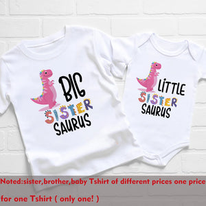 Dinosaur Siblings T-shirt & Romper (Sold Individually)