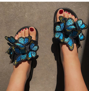 Swarm of Butterflies Sandals (Options Available)