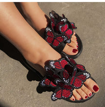 Load image into Gallery viewer, Swarm of Butterflies Sandals (Options Available)