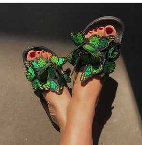 Swarm of Butterflies Sandals (Options Available)