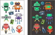 Load image into Gallery viewer, Kids&#39; Glow In The Dark Temporary Tattoo Stickers (Various Options Available)