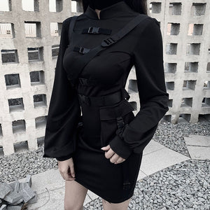 Edgy Little Black Dress (Options Available)