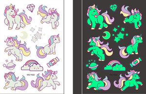 Kids' Glow In The Dark Temporary Tattoo Stickers (Various Options Available)