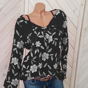 Lacy Buttoned Floral Top (Options Available)