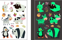 Load image into Gallery viewer, Kids&#39; Glow In The Dark Temporary Tattoo Stickers (Various Options Available)