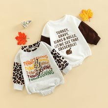 Load image into Gallery viewer, Kids&#39; Thanksgiving Romper (Options Available)