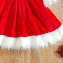 Load image into Gallery viewer, Little Miss Claus Dress (Headband Included)