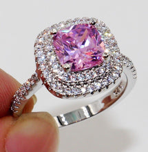 Load image into Gallery viewer, Silvertone Gemstone Ring (Options Available)