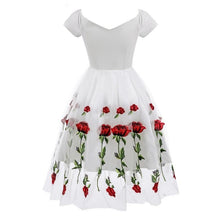 Load image into Gallery viewer, A Bouquet of Red Roses Dress