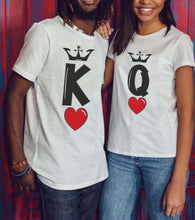 Load image into Gallery viewer, King &amp; Queen of Hearts T-shirt