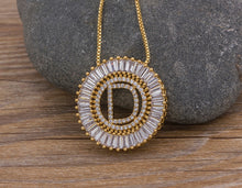 Load image into Gallery viewer, Fancy Initial Pendant (All Initials Available)
