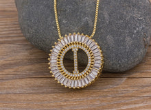 Load image into Gallery viewer, Fancy Initial Pendant (All Initials Available)
