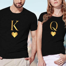 Load image into Gallery viewer, King &amp; Queen of Hearts T-shirt (Options Available)