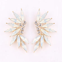 Load image into Gallery viewer, Crystal Wing Earrings (Various Options Available)