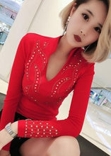 Load image into Gallery viewer, Rhinestone Blouse (Options Available)