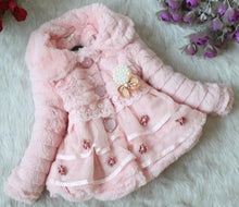 Load image into Gallery viewer, Kids&#39; Fancy Faux Fur Coat (Various Options Available)