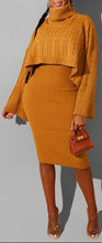 Load image into Gallery viewer, Two-Piece Turtleneck Dress Set (Options Available)