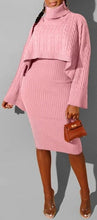 Load image into Gallery viewer, Two-Piece Turtleneck Dress Set (Options Available)