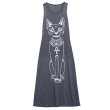 Load image into Gallery viewer, Bohemian Cat Goddess Dress (Options Available)