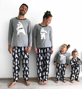 The Polar Bear Family Matching Pajamas