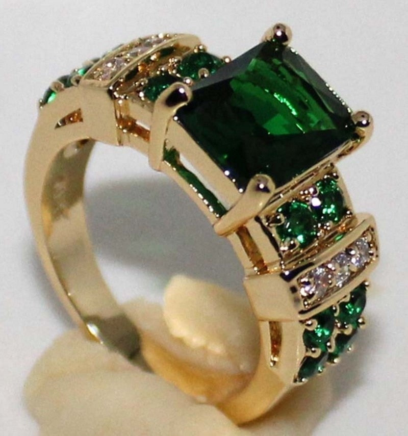 Shades of Emerald Ring