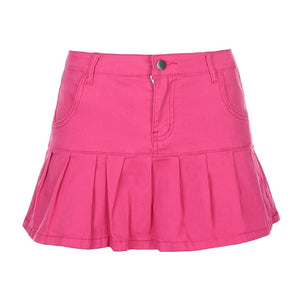 Billowy Denim Skirt (Options Available)