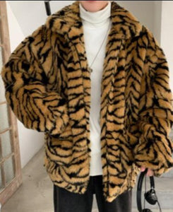 Faux Fur Animal Print Jacket (Options Available)