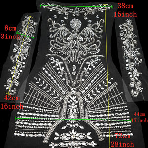 Bejeweled Mesh Applique (Options Available)