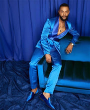 Load image into Gallery viewer, Mens Satin Silk Suit