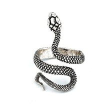 Load image into Gallery viewer, Adjustable Unisex Snake Ring (Options Available)
