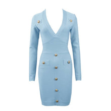 Load image into Gallery viewer, Long Sleeve Button Dress (Options Available)