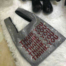 Load image into Gallery viewer, Thank You Sequin Tote Bag