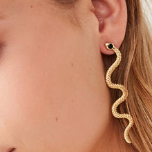Load image into Gallery viewer, Slither on Over Here Stud Earrings