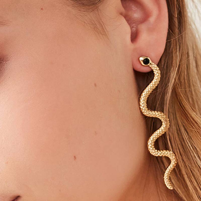 Slither on Over Here Stud Earrings